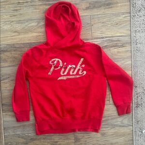 PINK Victoria's Secret Red Hoodie